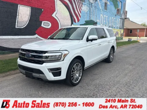 White 2023 Ford Expedition Max Limited for sale in Des Arc, AR