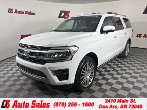 White 2023 Ford Expedition Max Limited for sale in Des Arc, AR