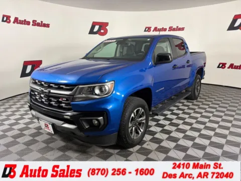 Blue 2021 Chevrolet Colorado Z71 for sale in Des Arc, AR