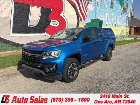 Blue 2021 Chevrolet Colorado Z71 for sale in Des Arc, AR