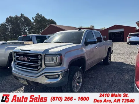 Silver 2017 GMC Sierra 1500 SLT for sale in Des Arc, AR
