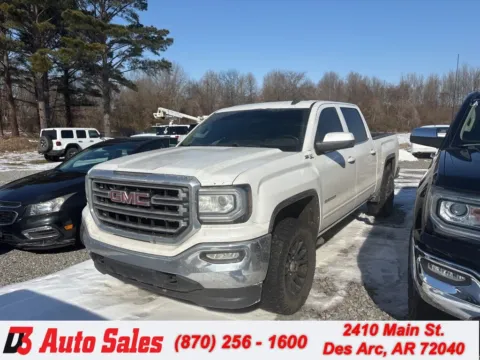 White 2016 GMC Sierra 1500 SLE for sale in Des Arc, AR