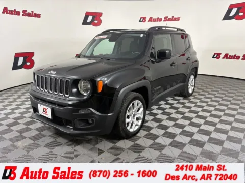 Black 2018 Jeep Renegade Latitude for sale in Des Arc, AR