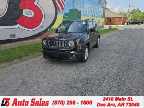 Black 2018 Jeep Renegade Latitude for sale in Des Arc, AR