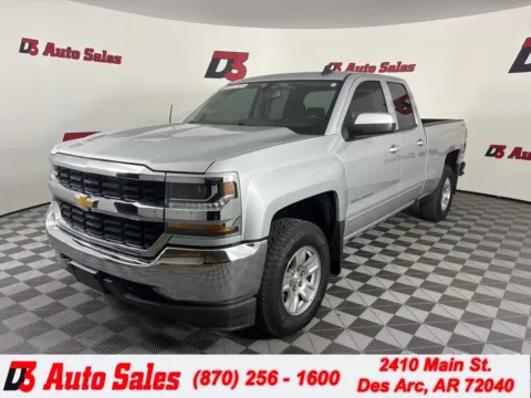 Silver 2018 Chevrolet Silverado 1500 LT for sale in Des Arc, AR