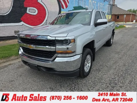 Silver 2018 Chevrolet Silverado 1500 LT for sale in Des Arc, AR