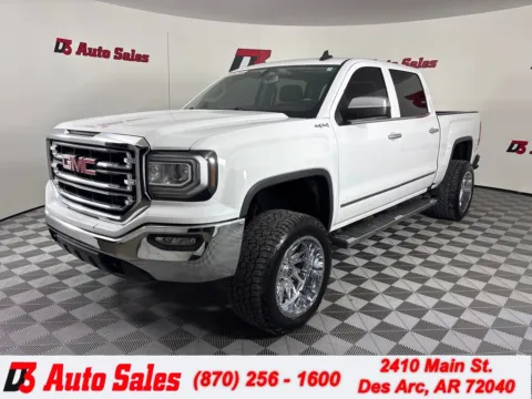 White 2018 GMC Sierra 1500 SLT for sale in Des Arc, AR