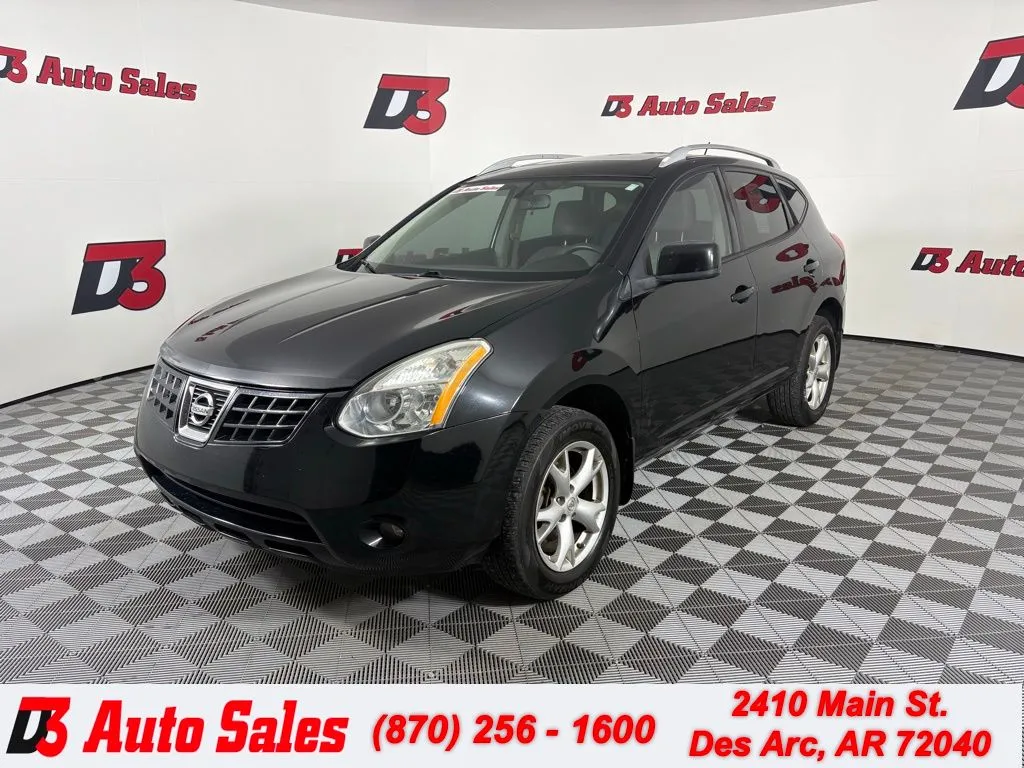Black 2008 Nissan Rogue SL for sale in Des Arc, AR