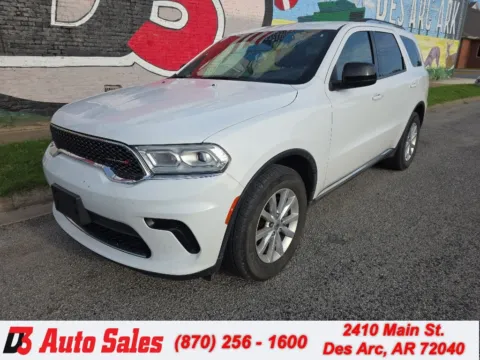 White 2023 Dodge Durango SXT for sale in Des Arc, AR