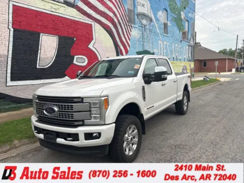 White 2017 Ford F-250SD Platinum for sale in Des Arc, AR