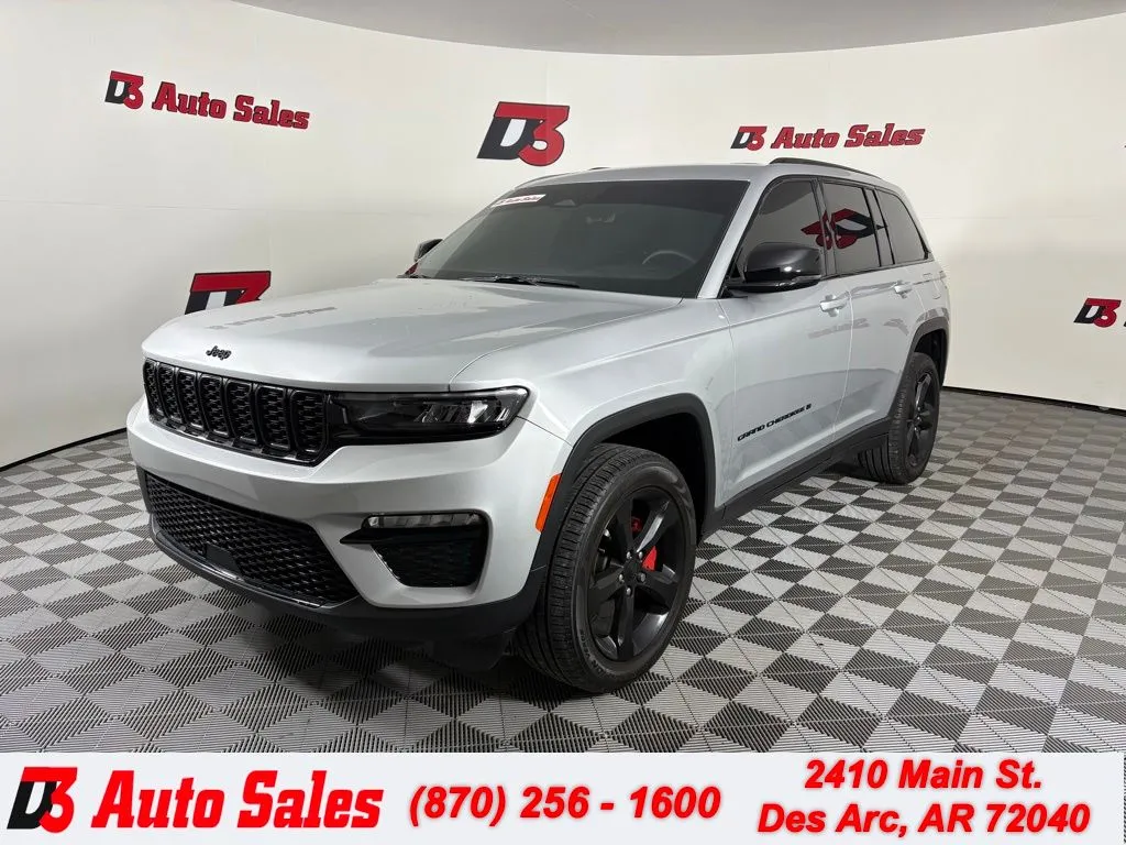 Silver 2025 Jeep Grand Cherokee Limited for sale in Des Arc, AR