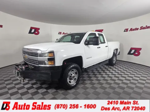 White 2015 Chevrolet Silverado 2500HD Work Truck for sale in Des Arc, AR