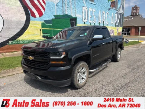 Black 2017 Chevrolet Silverado 1500 Custom for sale in Des Arc, AR