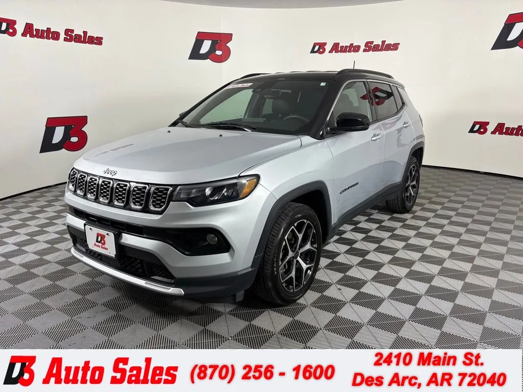 Silver 2025 Jeep Compass Limited for sale in Des Arc, AR