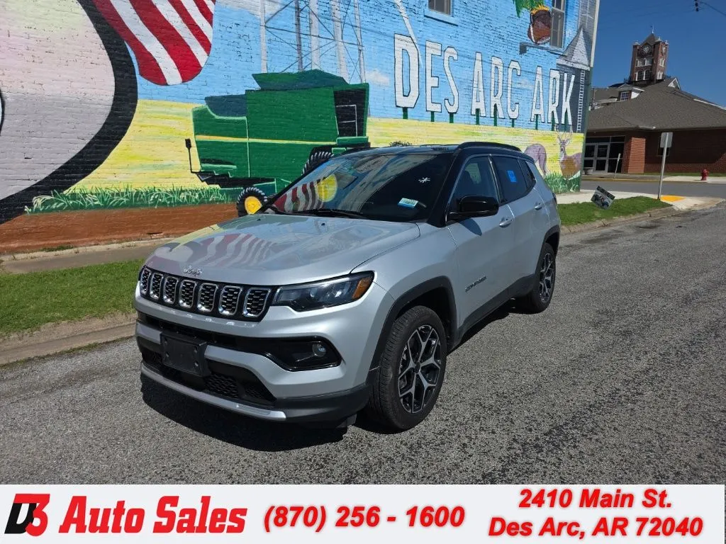 Silver 2025 Jeep Compass Limited for sale in Des Arc, AR