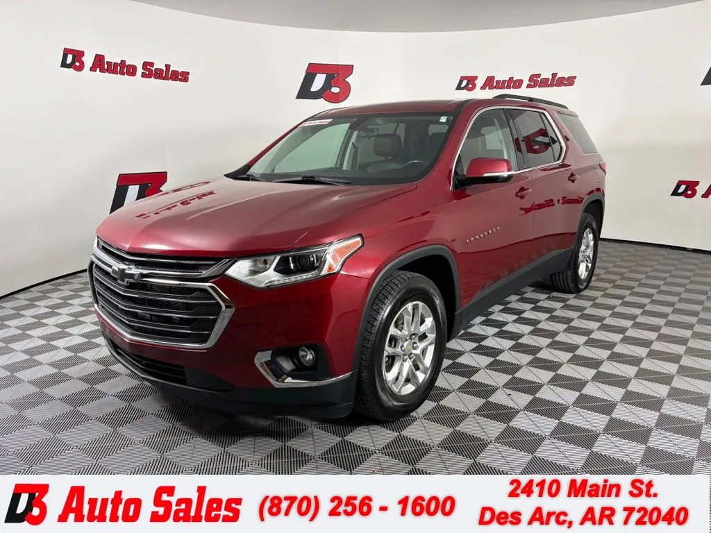 Red 2020 Chevrolet Traverse 3LT for sale in Des Arc, AR