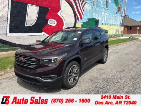 Black 2018 GMC Acadia SLT-1 for sale in Des Arc, AR