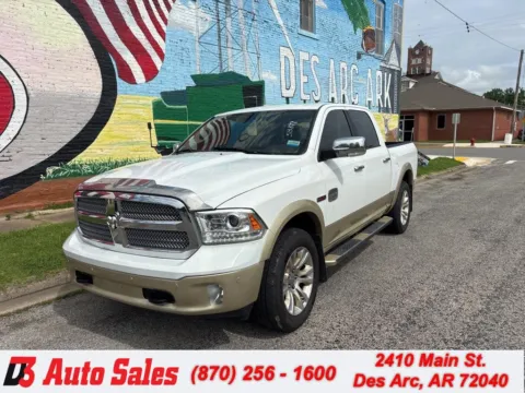 White 2015 Ram 1500 Laramie Longhorn for sale in Des Arc, AR
