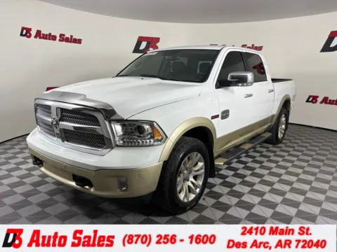 White 2015 Ram 1500 Laramie Longhorn for sale in Des Arc, AR