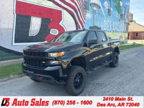 Black 2019 Chevrolet Silverado 1500 Custom for sale in Des Arc, AR
