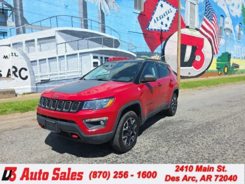 Red 2020 Jeep Compass Trailhawk for sale in Des Arc, AR