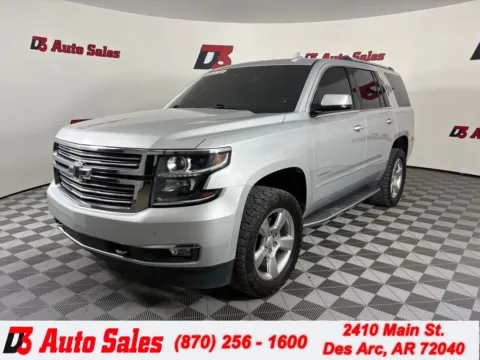 Silver 2015 Chevrolet Tahoe LTZ for sale in Des Arc, AR