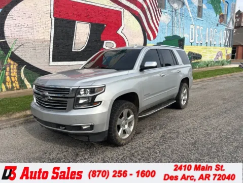 Silver 2015 Chevrolet Tahoe LTZ for sale in Des Arc, AR