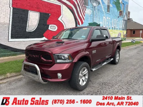 Red 2018 Ram 1500 Sport for sale in Des Arc, AR