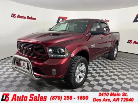 Red 2018 Ram 1500 Sport for sale in Des Arc, AR
