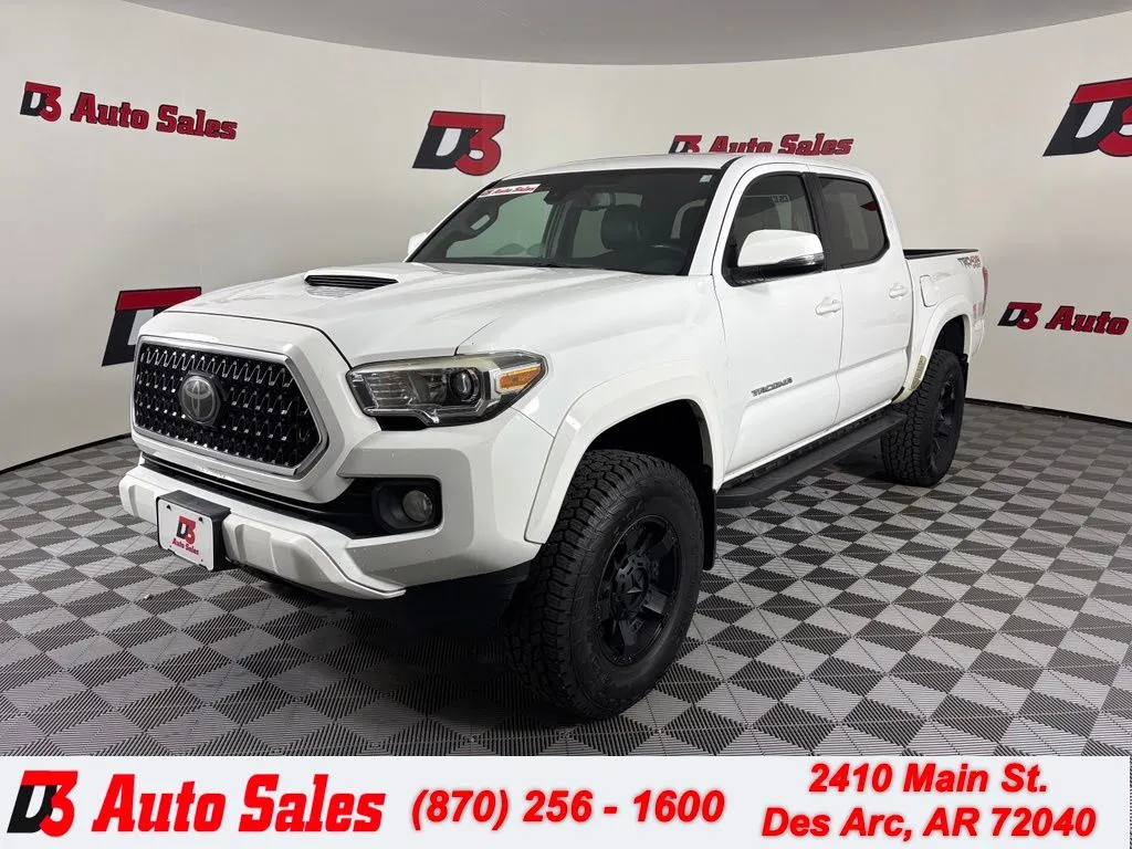 White 2018 Toyota Tacoma TRD Sport for sale in Des Arc, AR