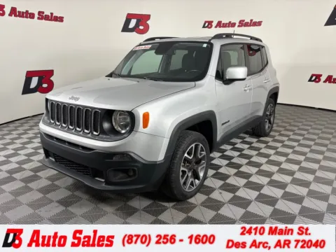 Silver 2018 Jeep Renegade Latitude for sale in Des Arc, AR