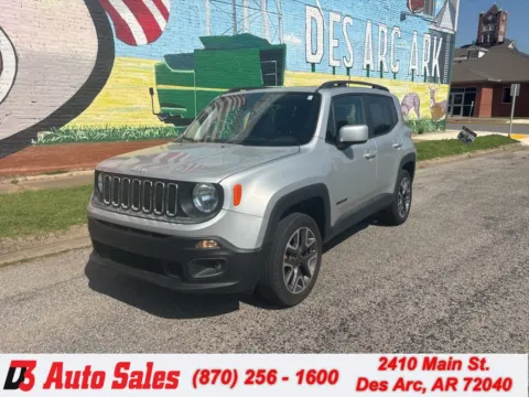 Silver 2018 Jeep Renegade Latitude for sale in Des Arc, AR