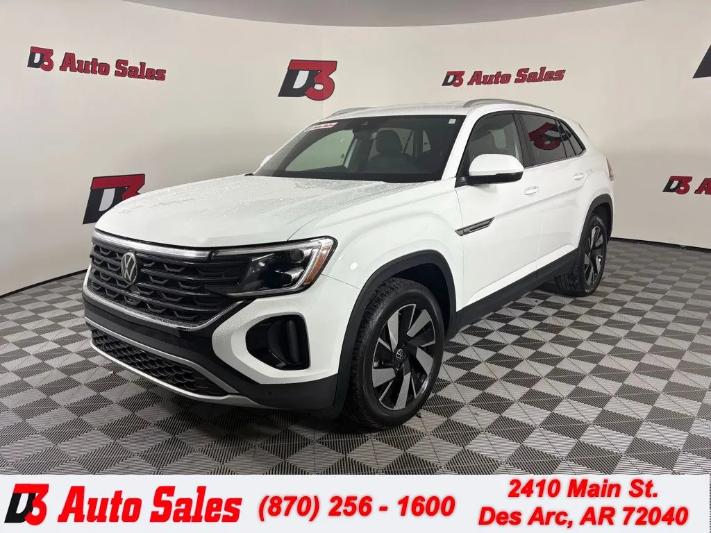 White 2025 Volkswagen Atlas Cross Sport 2.0T SE w/Technology for sale in Des Arc, AR