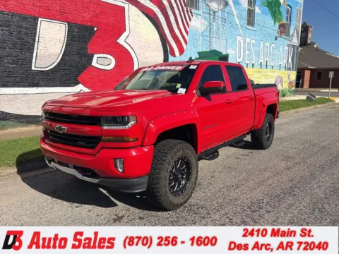 Red 2018 Chevrolet Silverado 1500 LT for sale in Des Arc, AR