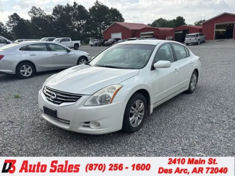 White 2012 Nissan Altima 2.5 S for sale in Des Arc, AR