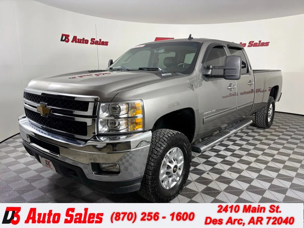 Gray 2012 Chevrolet Silverado 3500HD LTZ for sale in Des Arc, AR
