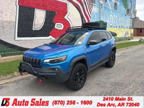 Blue 2019 Jeep Cherokee Trailhawk for sale in Des Arc, AR