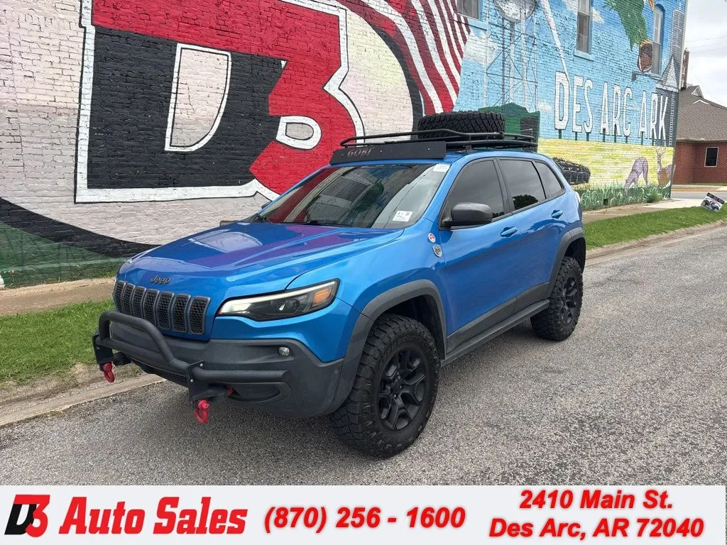 Blue 2019 Jeep Cherokee Trailhawk for sale in Des Arc, AR