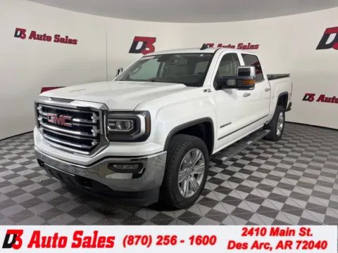 White 2017 GMC Sierra 1500 SLT for sale in Des Arc, AR