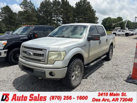 Silver 2013 Ford F-150 XLT for sale in Des Arc, AR