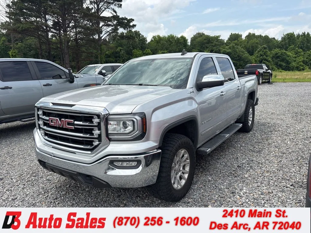Silver 2018 GMC Sierra 1500 SLT for sale in Des Arc, AR