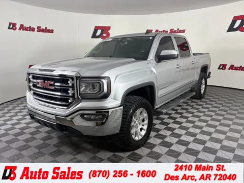 Silver 2018 GMC Sierra 1500 SLT for sale in Des Arc, AR