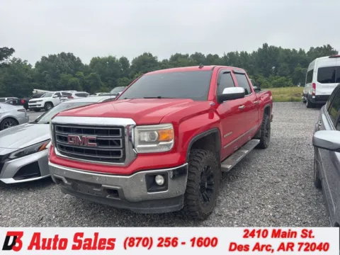 Red 2014 GMC Sierra 1500 SLT for sale in Des Arc, AR