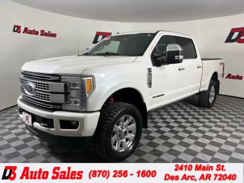 White 2017 Ford F-250SD Platinum for sale in Des Arc, AR