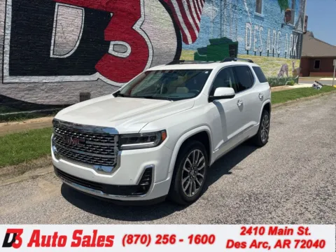 White 2021 GMC Acadia Denali for sale in Des Arc, AR