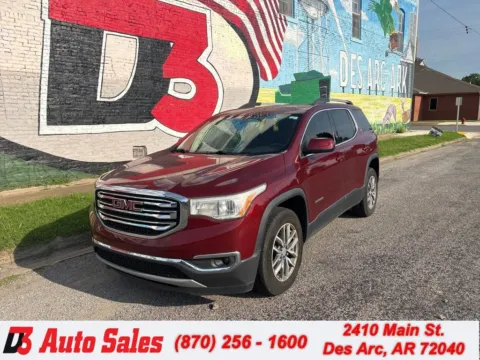 Red 2017 GMC Acadia SLE-2 for sale in Des Arc, AR