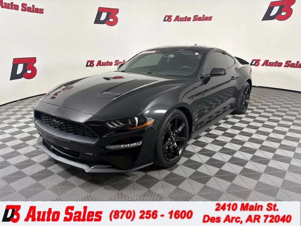 Black 2020 Ford Mustang EcoBoost for sale in Des Arc, AR