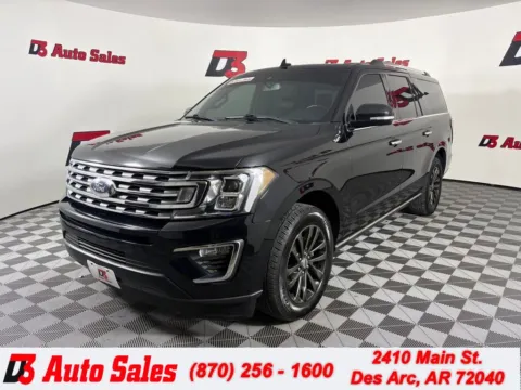 Black 2021 Ford Expedition Max Limited for sale in Des Arc, AR