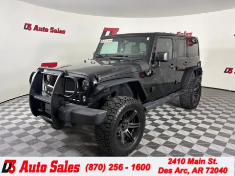 Black 2014 Jeep Wrangler Unlimited Sahara Dragon Edition for sale in Des Arc, AR