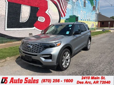 Silver 2021 Ford Explorer Platinum for sale in Des Arc, AR